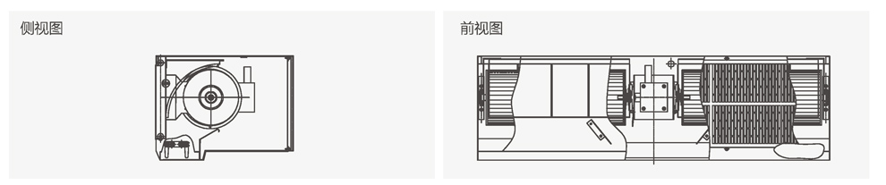 防爆風(fēng)幕機(jī)線圖結(jié)構(gòu)