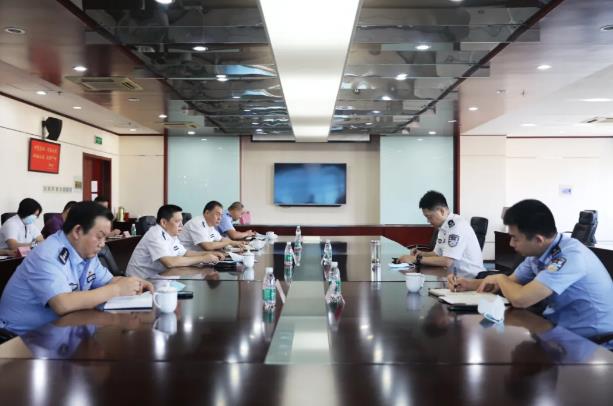 北京保安協(xié)會領導到振遠護衛(wèi)中心調(diào)研指導工作